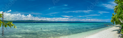 Beach on Kri Island  Raja Ampat  Indonesia  West Papua.