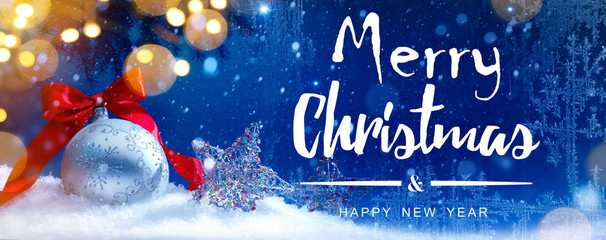 art blue snow christmas Holidays lights  background