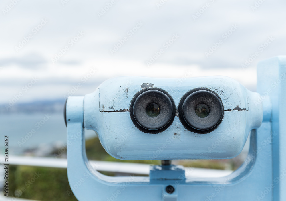 Binocular for sightseeing from the view point