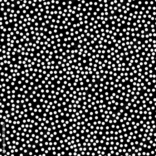 Seamless retro rockabilly polka dot pattern. Timeless polka dot vector wallpaper background.  Textile pattern.  