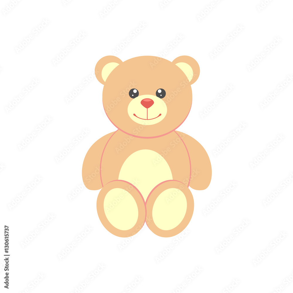 Obraz premium Teddy bear. Vector icon.