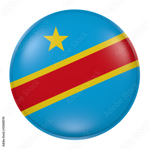 Free Download Democratic Republic of Congo button on white background - GFXLoad