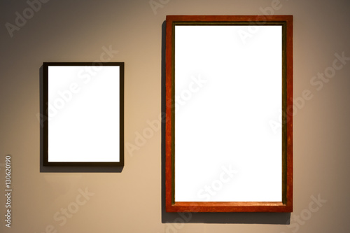 Art Museum Frame Vintage Ornate Painting Picture Blank Clipping