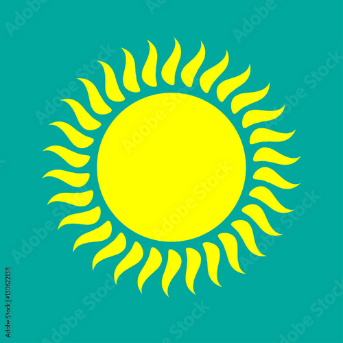 Sun sign. Icon
