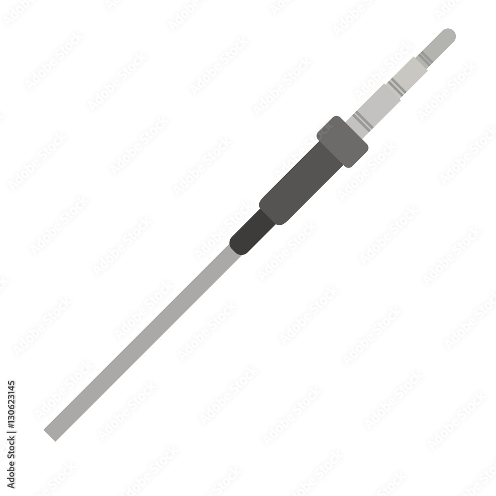 Cable icon. Device connection technology and equipment theme. Isolated design. Vector illustration