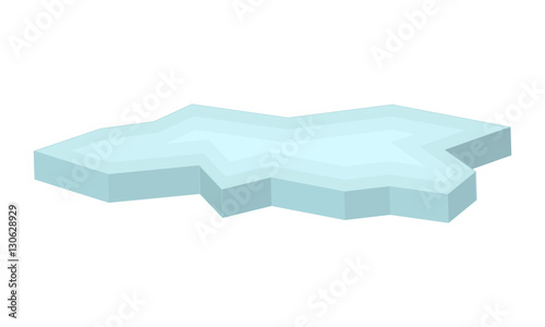 ice floe vector symbol icon design.