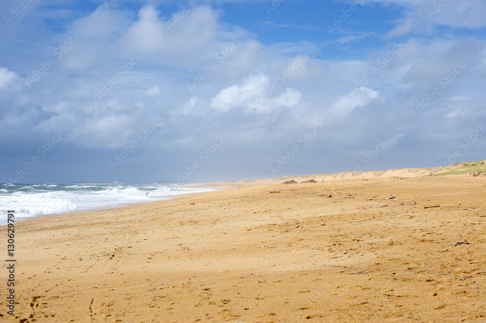 The coast of the Atlantic Ocean. France, Biarritz city area. The coast of the Atlantic Ocean. France, Biarritz city area.