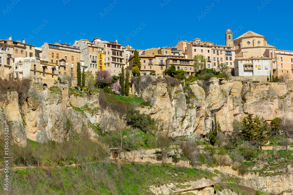 General view of the historic city of Cuenca, Spain