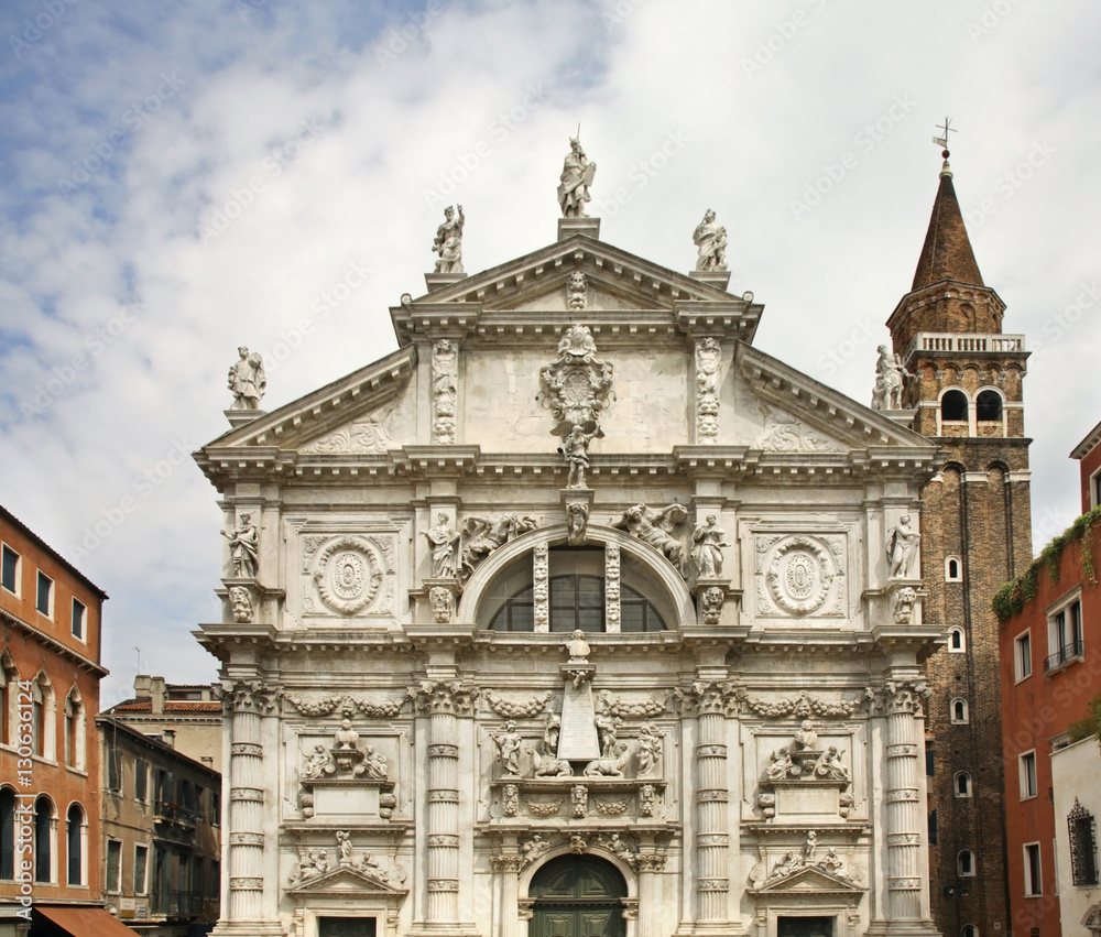 San Moise Profeta church in Venice. Italy