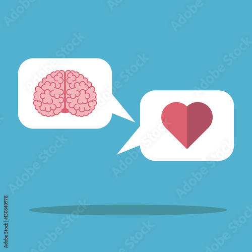 Cloud, heart and brain