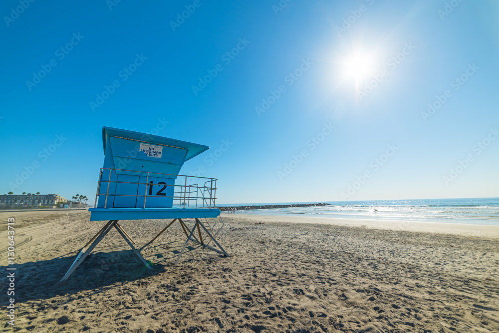 lifeguard tower in Oceanside