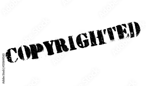 Copyrighted stamp. Grunge design with dust scratches. Effects can be easily removed for a clean, crisp look. Color is easily changed. rubber grunge