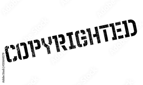 Copyrighted stamp. Grunge design with dust scratches. Effects can be easily removed for a clean, crisp look. Color is easily changed. rubber grunge