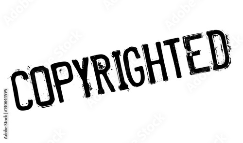 Copyrighted stamp. Grunge design with dust scratches. Effects can be easily removed for a clean, crisp look. Color is easily changed. rubber grunge