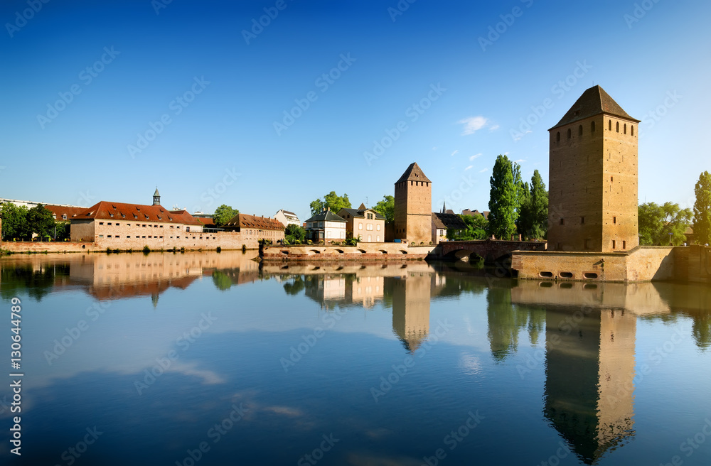 Obraz premium Covered bridge Strasbourgh