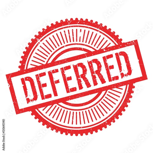 Deferred stamp. Grunge design with dust scratches. Effects can be easily removed for a clean, crisp look. Color is easily changed. rubber grunge
