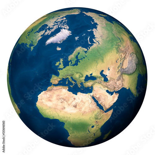 Planet Earth, Europe and part of Asia and Africa - Pianeta Terra, Europa e parte di Asia e Africa photo