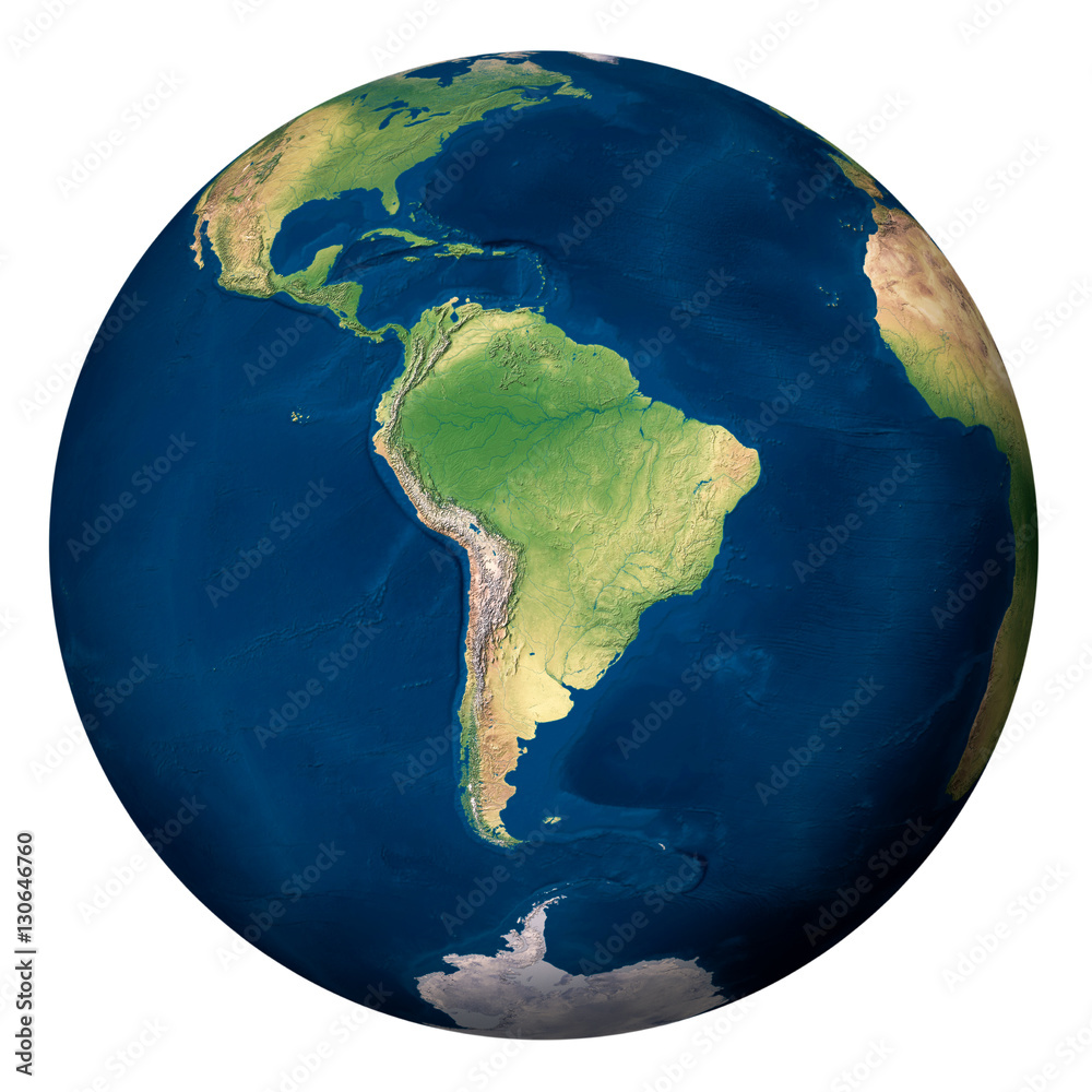 Fototapeta premium Planet Earth, South America - Pianeta Terra, Sud America