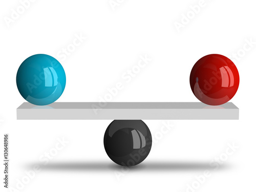 Balance with two spheres
