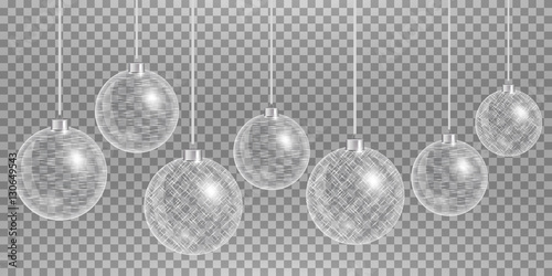 Christmas ball. New years decoration. Eps10 vector design. 
