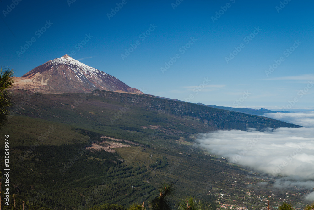 Naklejka premium Teide volcano mountain