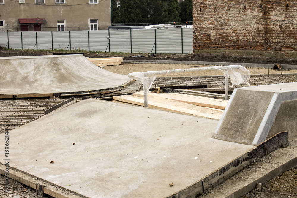Construction of a new skatepark