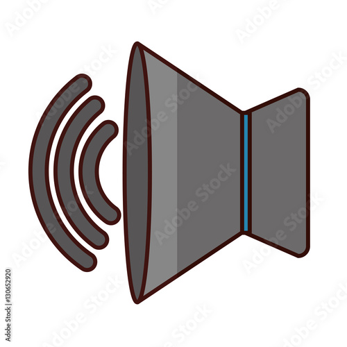 speaker sound icon image vector illustration design 