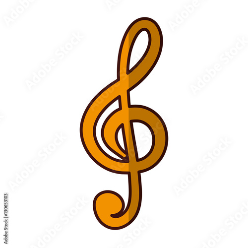 musical note icon image vector illustration design 