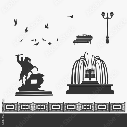 City Park and Landmarks Signs