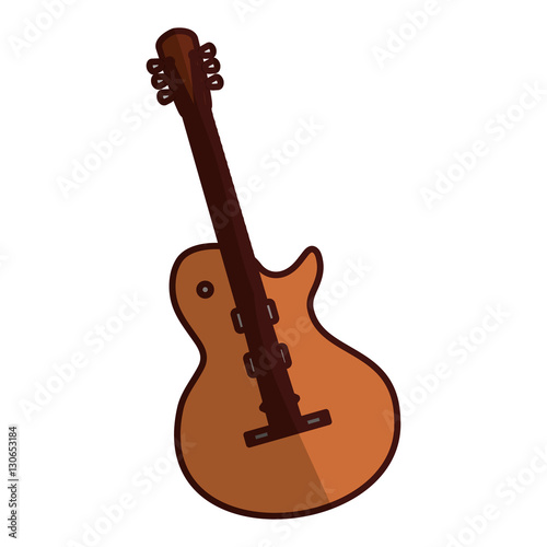 electric guitar icon image vector illustration design 