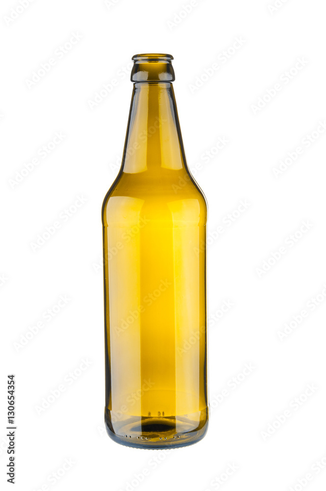 Empty beer bottle isolated on white background Empty beer bottle isolated on white background