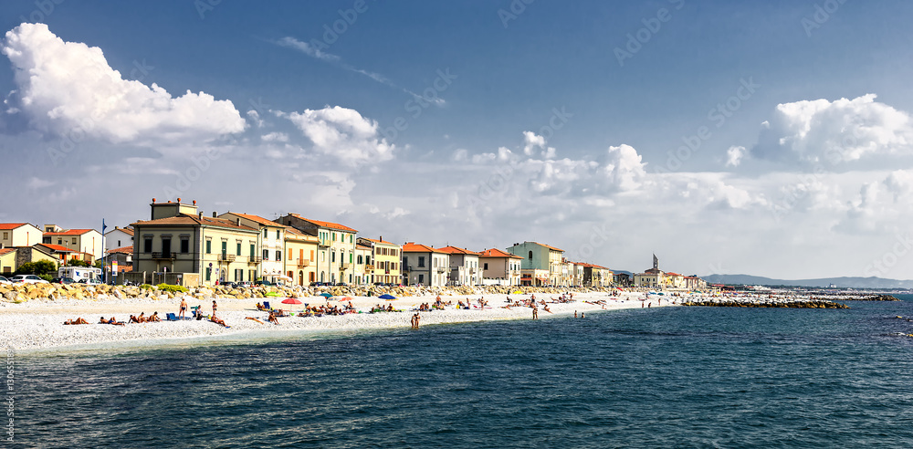 Wolken Strand  Marina di Pisa Toskana