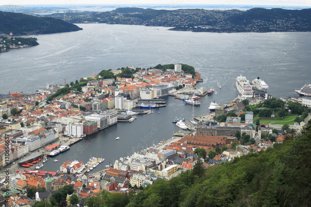 Bergen city view - Norway