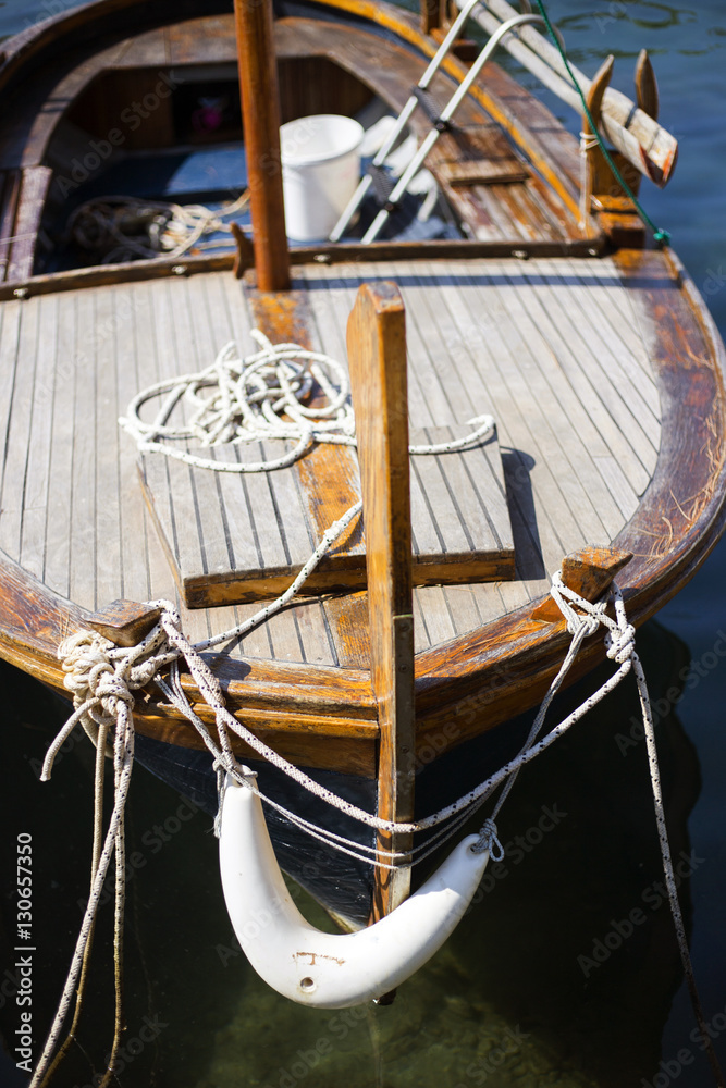 Old dalmatian boat