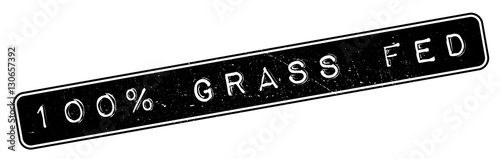 100 percent grass fed rubber stamp. Grunge design with dust scratches. Effects can be easily removed for a clean, crisp look. Color is easily changed.