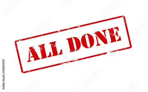 All done