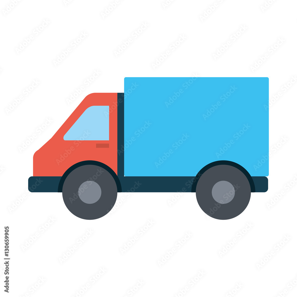 delivery truck icon image vector illustration design 