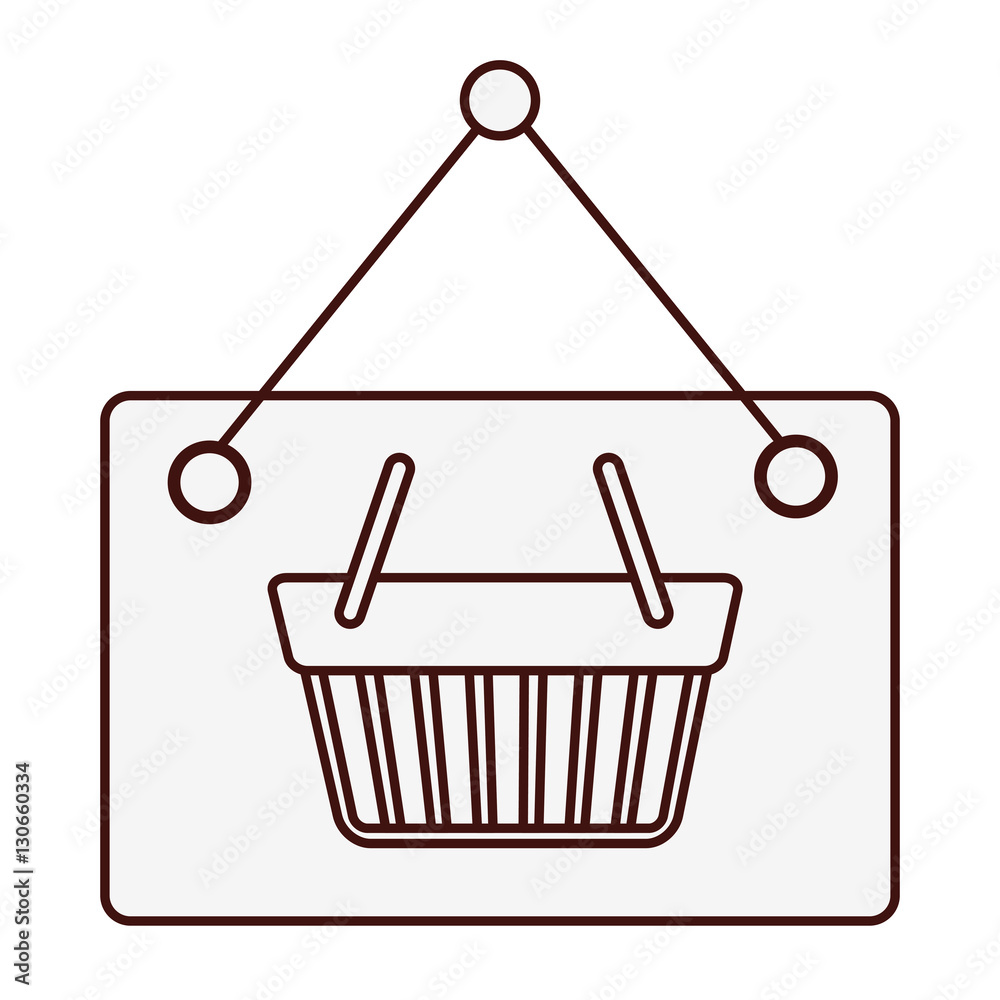shopping basket icon image vector illustration design shopping basket icon image vector illustration design