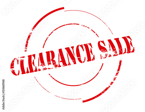 Clearance sale