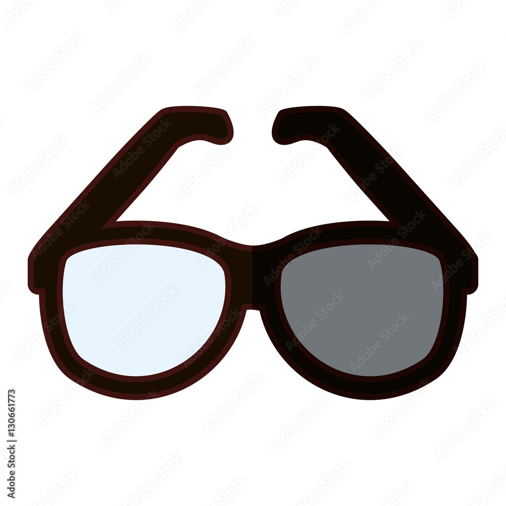classic frame glasses icon image vector illustration design classic frame glasses icon image vector illustration design