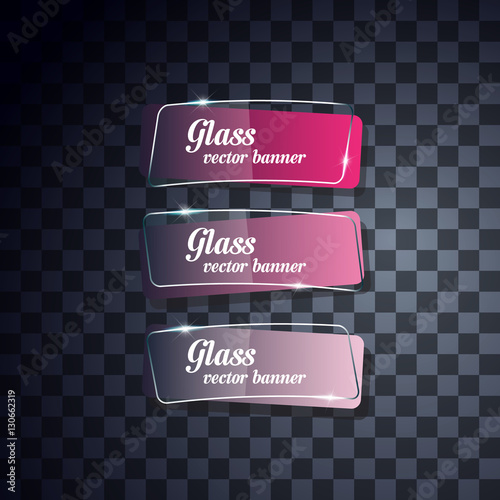 glass banners
