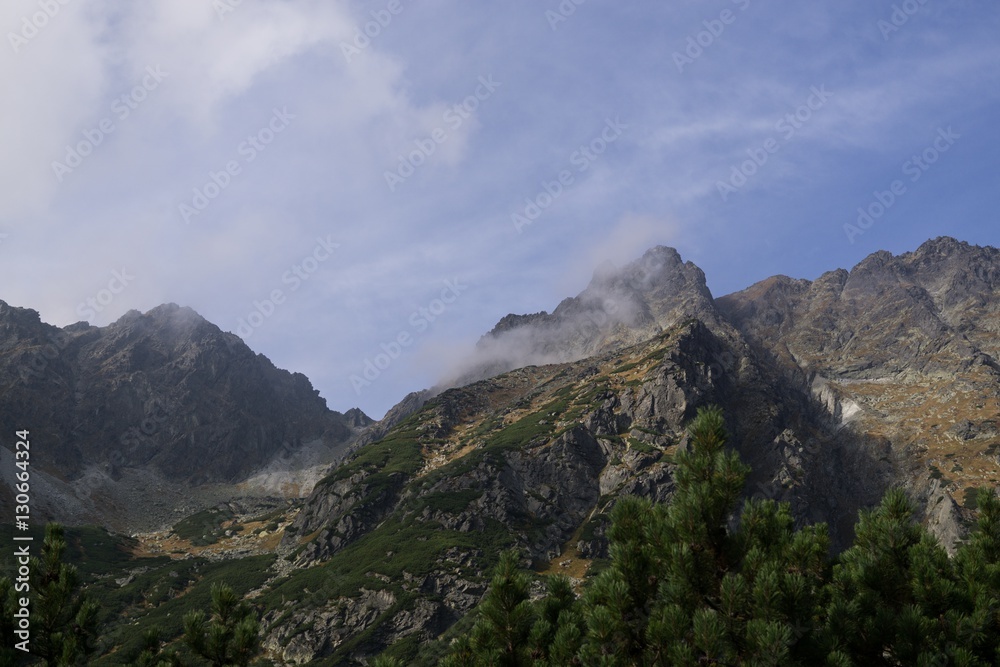 Peaks of High Tatras Mountains. Slovakia