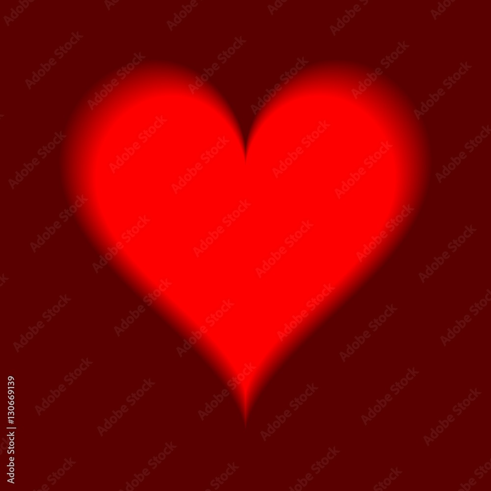 Red heart shape texture