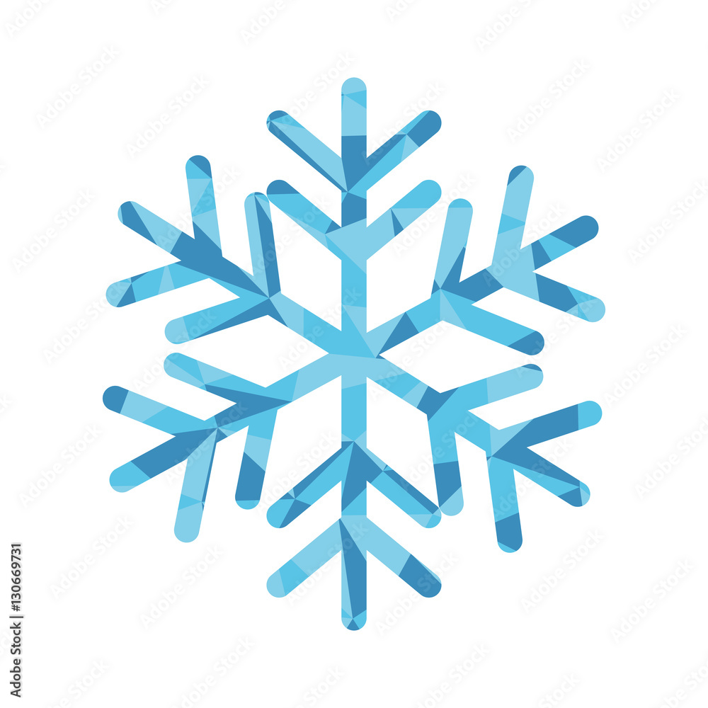winter snowflake icon over white background. colorful design. vector illustraiton winter snowflake icon over white background. colorful design. vector illustraiton