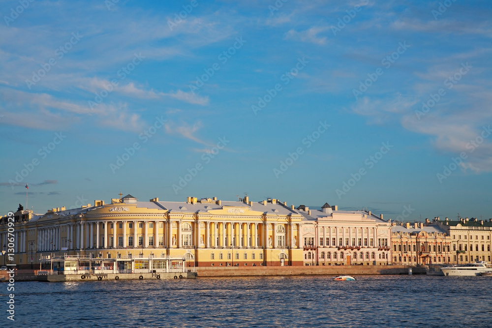 St. Petersburg, Neva embankment
