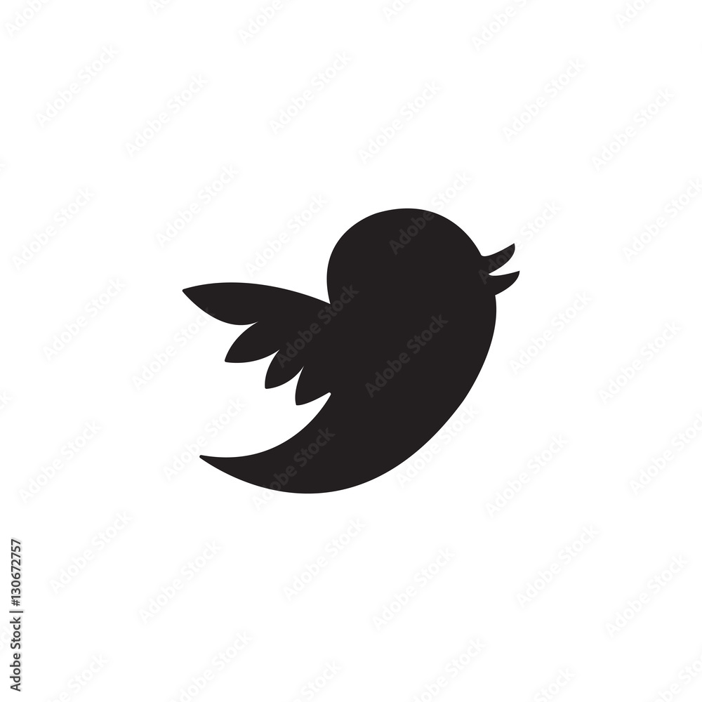 Social media solid icon, bird sign, website & internet, vector graphics, a filled pattern on a white background, eps 10. Social media solid icon, bird sign, website & internet, vector graphics, a filled pattern on a white background, eps 10.