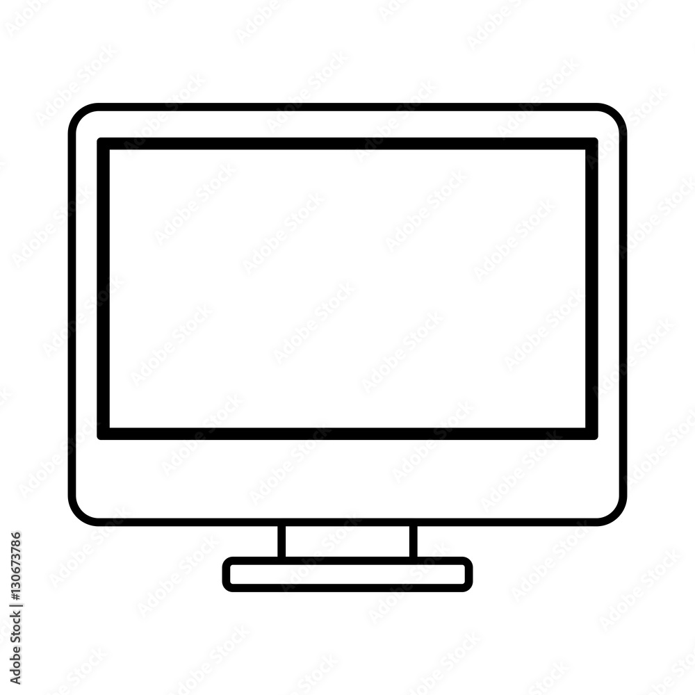 Computer icon. Device gadget technology and electronic theme. Isolated design. Vector illustration Computer icon. Device gadget technology and electronic theme. Isolated design. Vector illustration