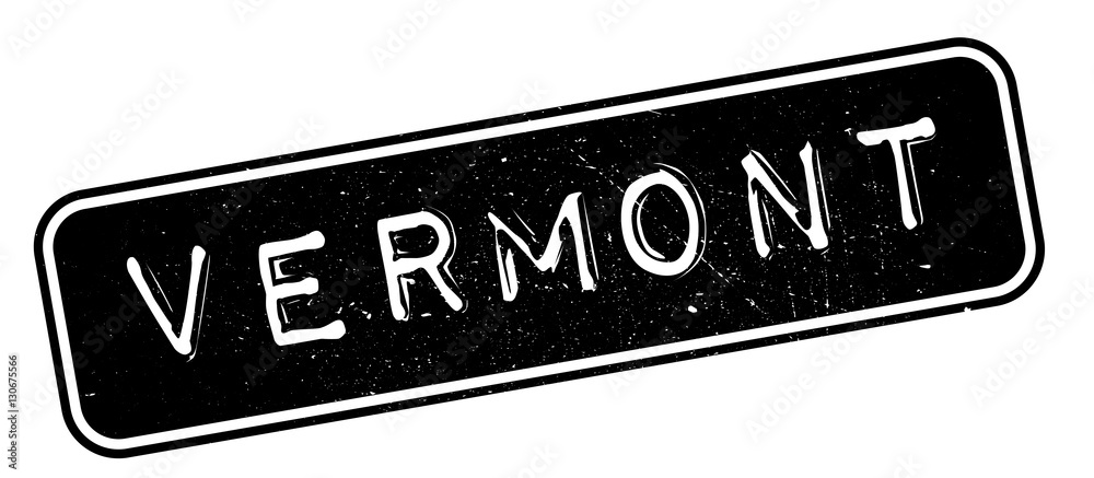 Fototapeta premium Vermont rubber stamp. Grunge design with dust scratches. Effects can be easily removed for a clean, crisp look. Color is easily changed.