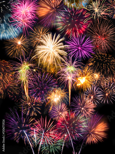Canvas Print Feuerwerk