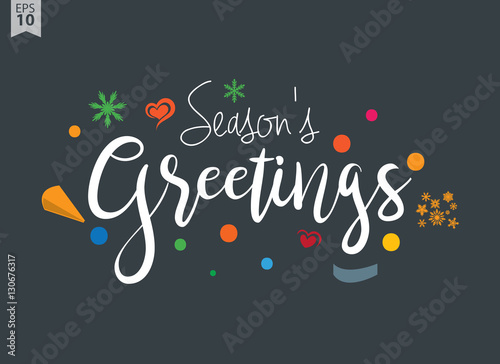 Season's Greetings Card Design for digital campaign